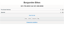 Tablet Screenshot of burgundee.com